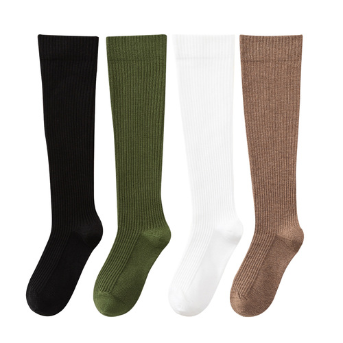 Max new college style beautiful leg pressure socks for women Japanese JK style comic leg mid-tube non-slip calf socks wholesale