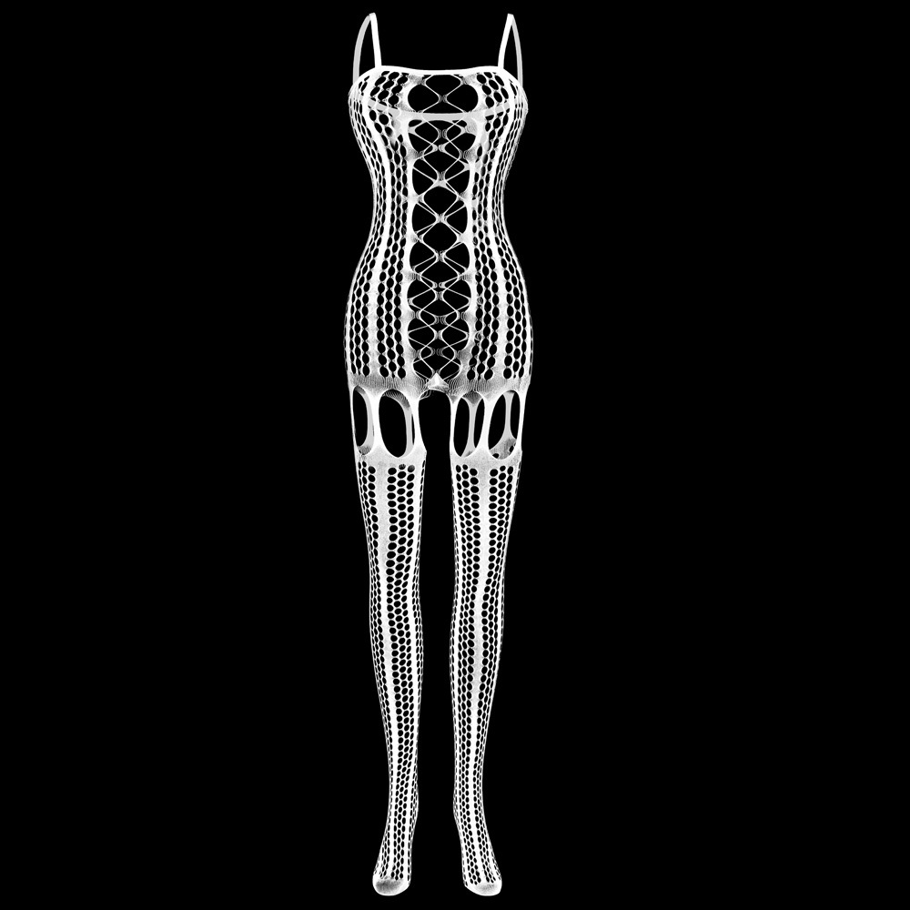 男性の連体のストッキングの男性の連体のネットの靴下の高弾力の4面の透かし彫りのガーターの連体のネットの靴下