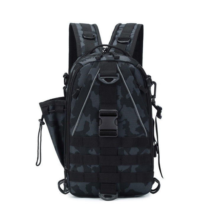 Bolso Táctico Multiuso para Caña de Pescar de Nylon Resistente al Desgaste para Pesca y Senderismo