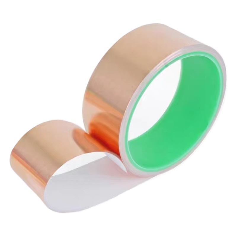 クロスボーダー専用銅箔テープシングルガイド銅箔テープ電磁電子シールドライン導電耐高温銅箔