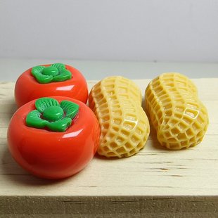 Good Persimmon Center Console Personalized Creative Cartoon Persimmon Peanut Car Display Decoration Car Ornaments