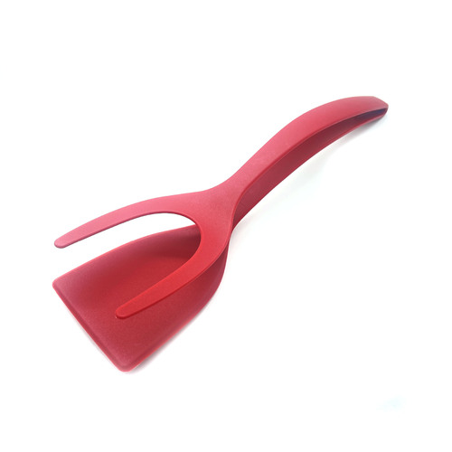Two-in-one nylon egg spatula food clip fried egg steak fried fish pancake fruit multi-purpose non-stick spatula