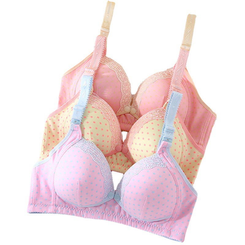 Thin wireless bra for breastfeeding for pregnant, front lock