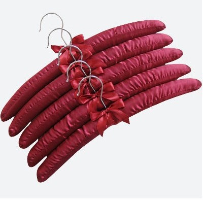 Percha de tela de seda tela percha esponja percha Home Hotel ropa suspensión fábrica al por mayor