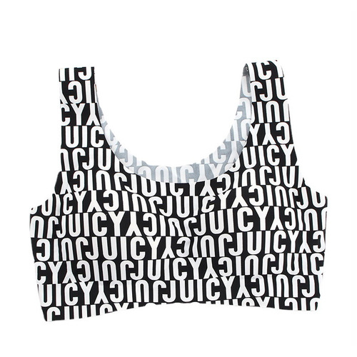 Women's Sexy Seamless Beautiful Back Bra with Breast Pads to Wear Outside and Inside, No Wires Ice Silk Yoga Sports Vest