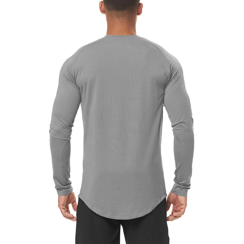Men's quick-drying gym jacket quick-drying base shirt_voghion.com
