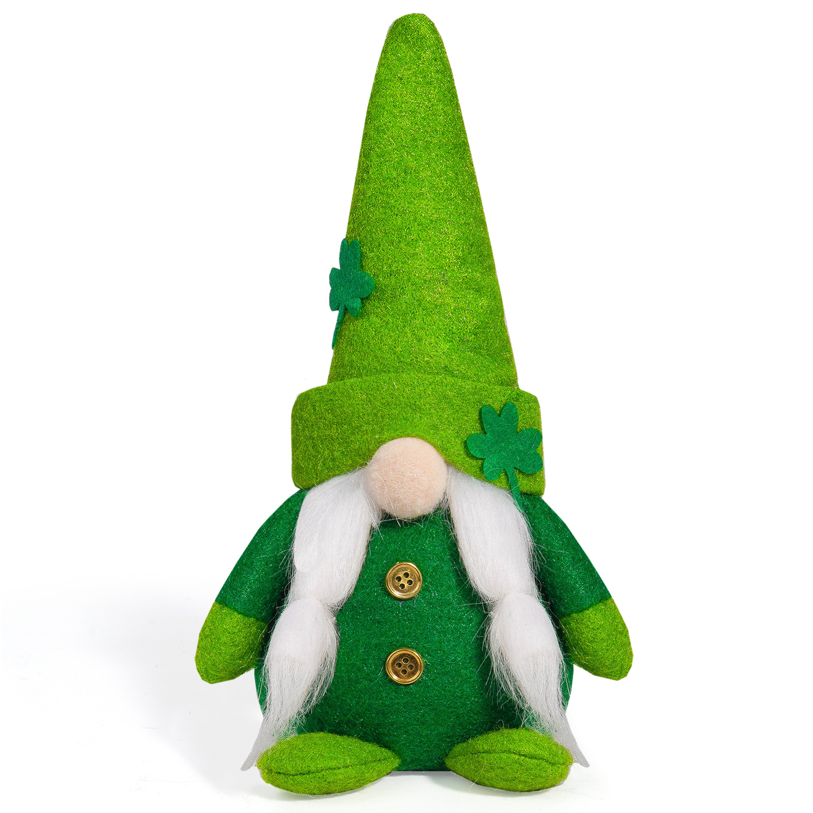 Día de San Patricio muñecas sin cara muñecas decorativas irlandesas día de trébol Rudolph tema decoración de fiesta