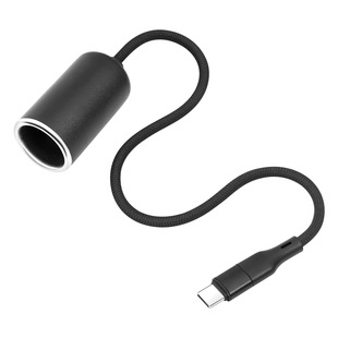 Cross-border hot sale 12V/3A/36W USB TYPE-C to cigarette lighter base 12V support PD car refrigerator