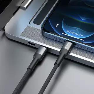 品胜Type-CtoLightning铝合金PD快充织布数据线适用于苹果快充线
