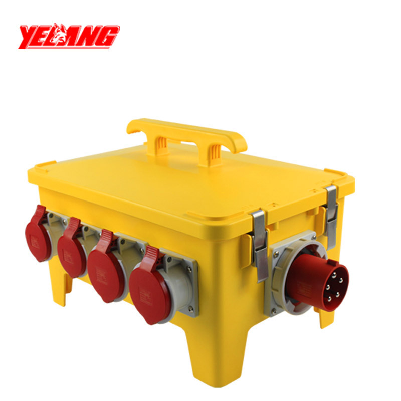 YL-3601 手提插座箱 五芯32A防水配电箱地铁检修箱动力36位配电箱