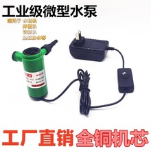 微型水泵12V迷你抽水机自吸泵小型电动开槽机水钻潜水