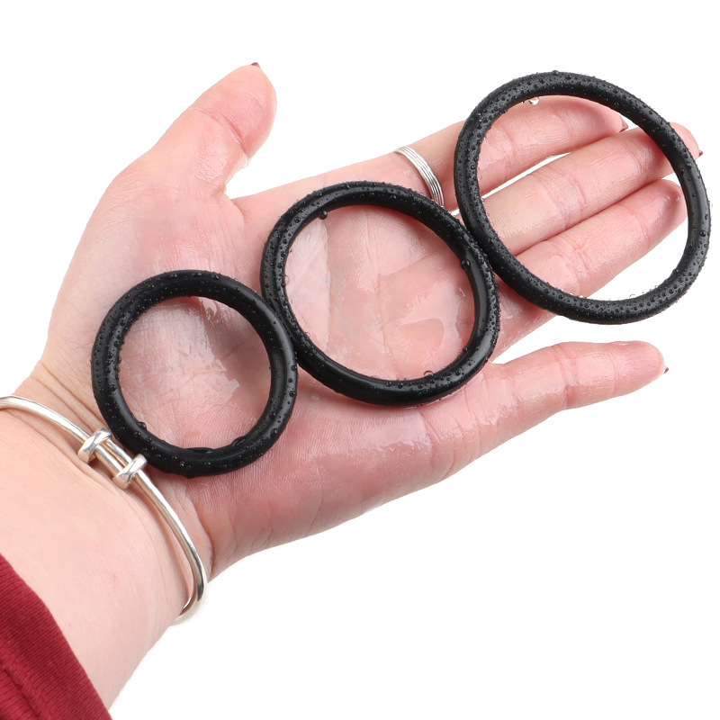 Men's Silicone Locking Cock Ring Triple Restraint Cock Ring Adult Erotic Penis Ring Sheep Eye Ring Foreign Trade Sex Products Men's Silicone Locking Cock Ring Triple Restraint Cock Ring Adult Erotic Penis Ring Sheep Eye Ring Foreign Trade Sex Products