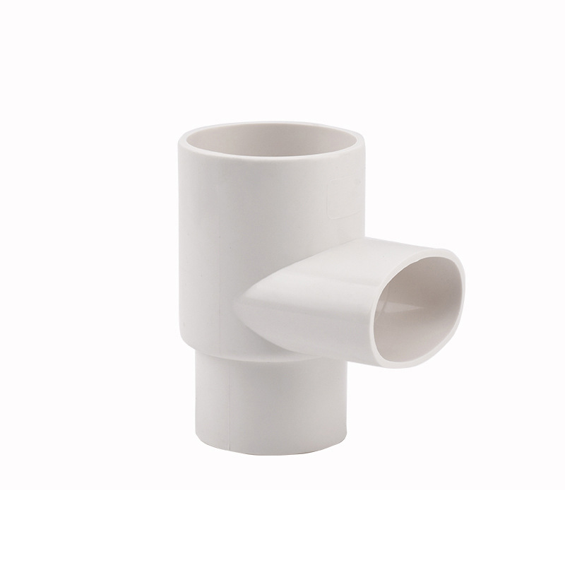 Accesorios de tubería plana PVC 50 accesorios de tubería plana codo directo accesorios de tubería de PVC cocina baño desplazamiento descarga de aguas residuales colección completa