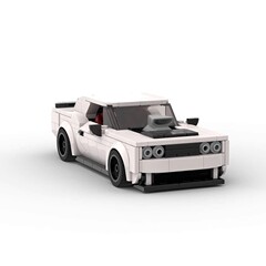 Moc積み木互換レゴf66ドジャース挑戦者チャーガードm 8格車speedシリーズレースカー