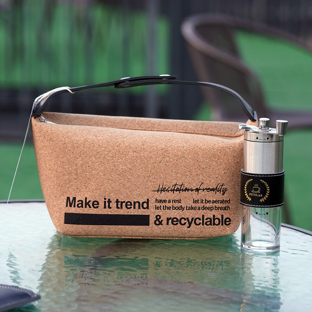 Kit de café de preparación manual para campamento al aire libre portátil agitador de frijoles regalo casero de preparación manual combinación de utensilios de café