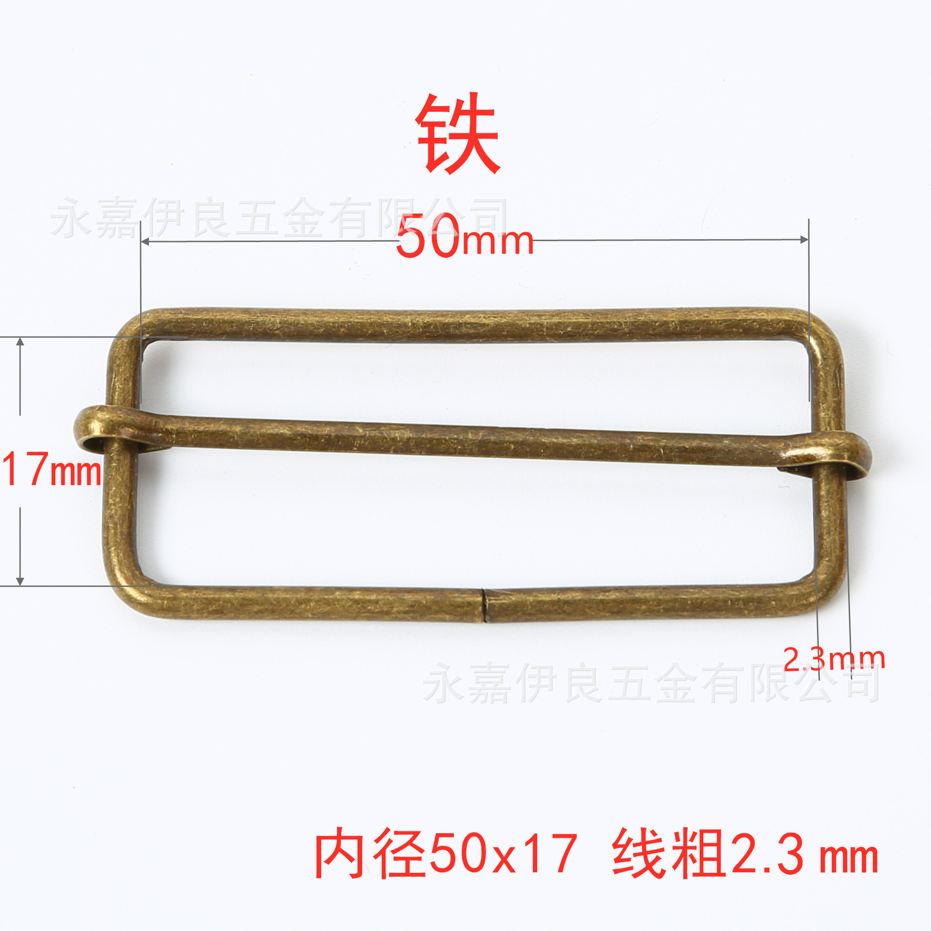 Venta directa de fábrica de hebillas metálicas en forma de D en stock, hebillas ajustables de acero inoxidable, nuevas hebillas de tracción, hebillas de tres niveles de cobre, hebillas de alambre de hierro. image 38