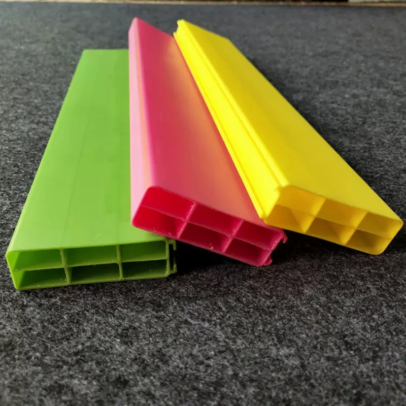 ABS塑料异型材医用栅栏方格彩色挤出塑胶异型材源头源头工厂定制