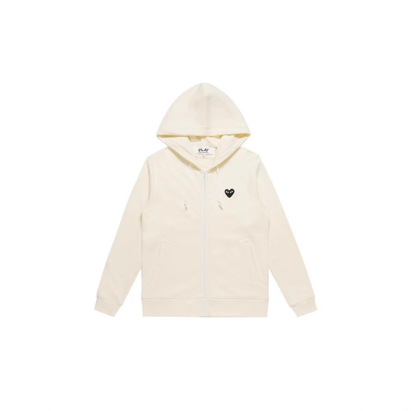 Play Heart Embroidered Zipper Cardigan Sweatshirt Men's Fleece Sweatshirt Men's Autum Hooded Sweatshirt 2025 New Jacket Play Heart Embroidered Zipper Cardigan Sweatshirt Men's Fleece Sweatshirt Men's Autum Hooded Sweatshirt 2025 New Jacket