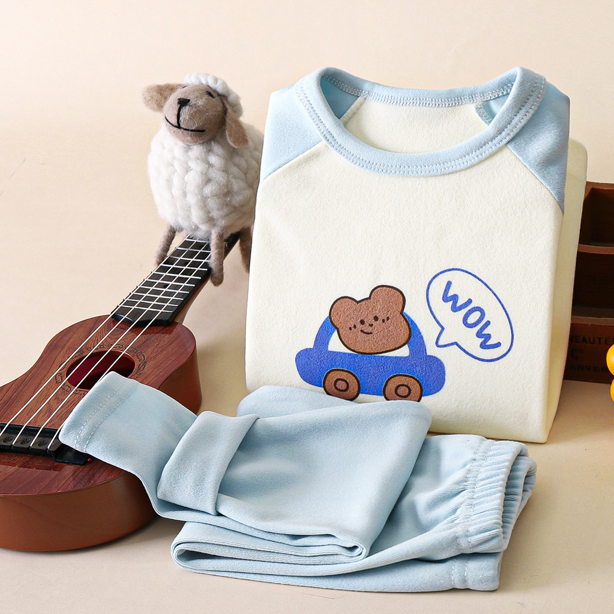 Conjunto de ropa interior para niños Desong cálido otoño nuevo estilo servicio a domicilio pijamas para niños niñas bebé ropa para niños clase a