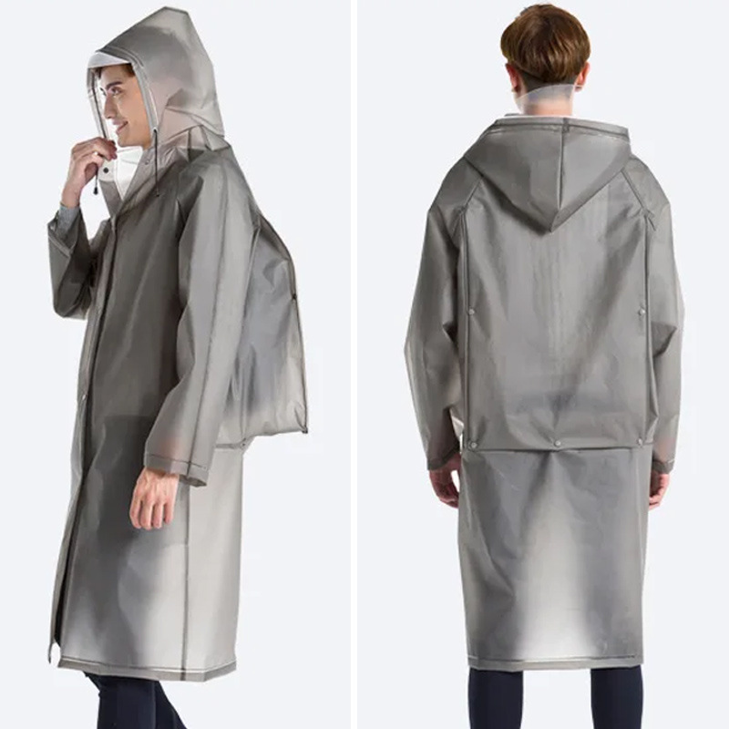 Cross-Border Adult Long Backpack Raincoat Eva Transparent Brim Raincoat Outdoor Hiking and Mountaineering Raincoat Custom Logo Cross-Border Adult Long Backpack Raincoat Eva Transparent Brim Raincoat Outdoor Hiking and Mountaineering Raincoat Custom Logo