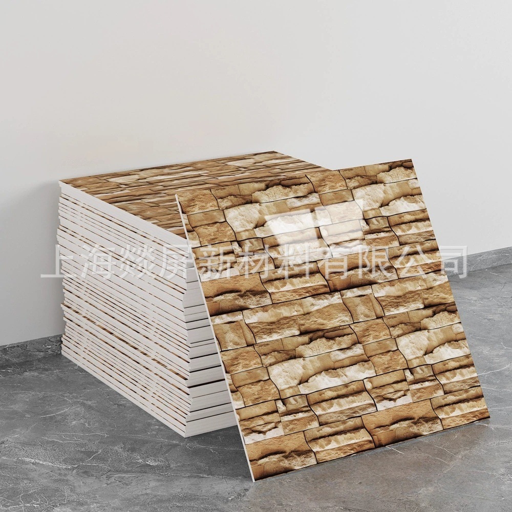 Autoadhesivo impermeable imitación de azulejos de pared de aluminio placa de plástico renovación decoración de cocina de mármol pegatinas de pared de baño