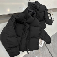【现货】大鹅基础款黑标户外秋冬保暖羽绒服立领白鸭绒面包服