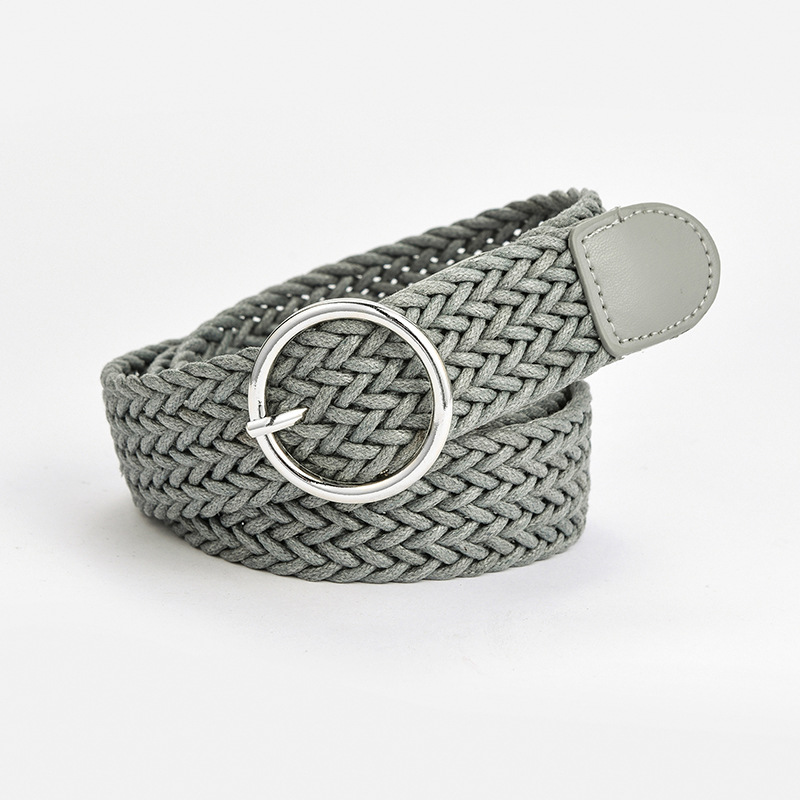 Cinturón Tejido de Cuerda Encerada para Mujer de Cuerda de cera con Hebilla Japonesa image 11