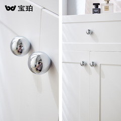 法式電鍍黃銅拉手衣櫃門把手北歐現代簡約高檔櫥櫃門單孔門把拉手