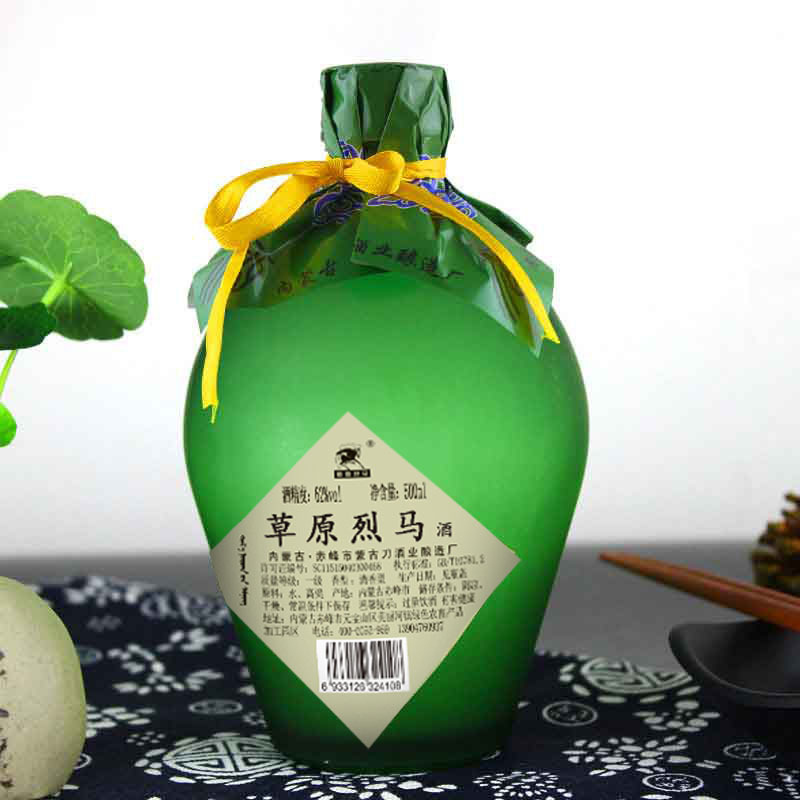 试饮闷倒驴类草原烈马62度纯粮食原浆高度泡药白酒