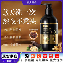 爆款防脱育发洗发水黑首乌洗发液控油清爽草本蓬松护发厂家批发