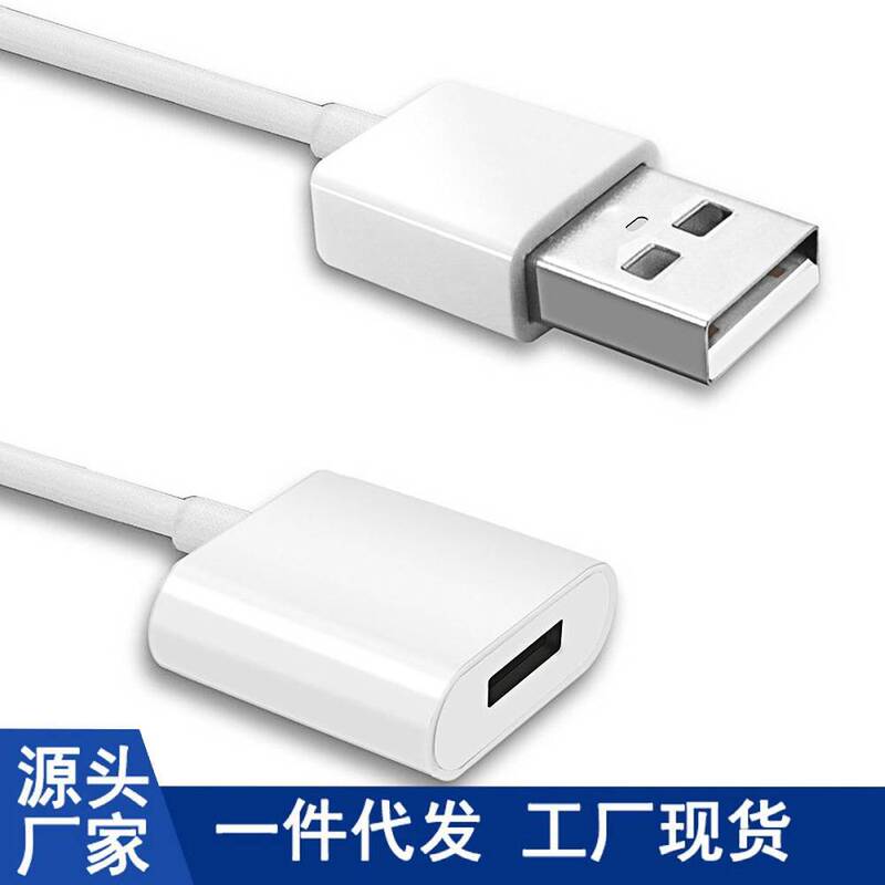 Suitable for Apple Pencil Charging Cable Apple Pencil Capacitive Pen Charging Cable Dual Female Port Cable