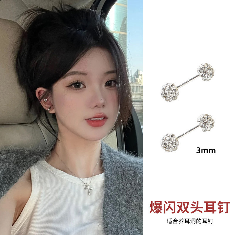 Pendientes de aro lisos para mujer, lujo ligero, pendientes de alta gama, pendientes populares, aretes de diseño exclusivo, aretes de otoño e invierno al por mayor