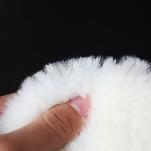 Car Polishing Pad High-Density Merino Wool Wheel Wool Polishing Pad Self-Adhesive Polishing Wool Ball Wool Pad