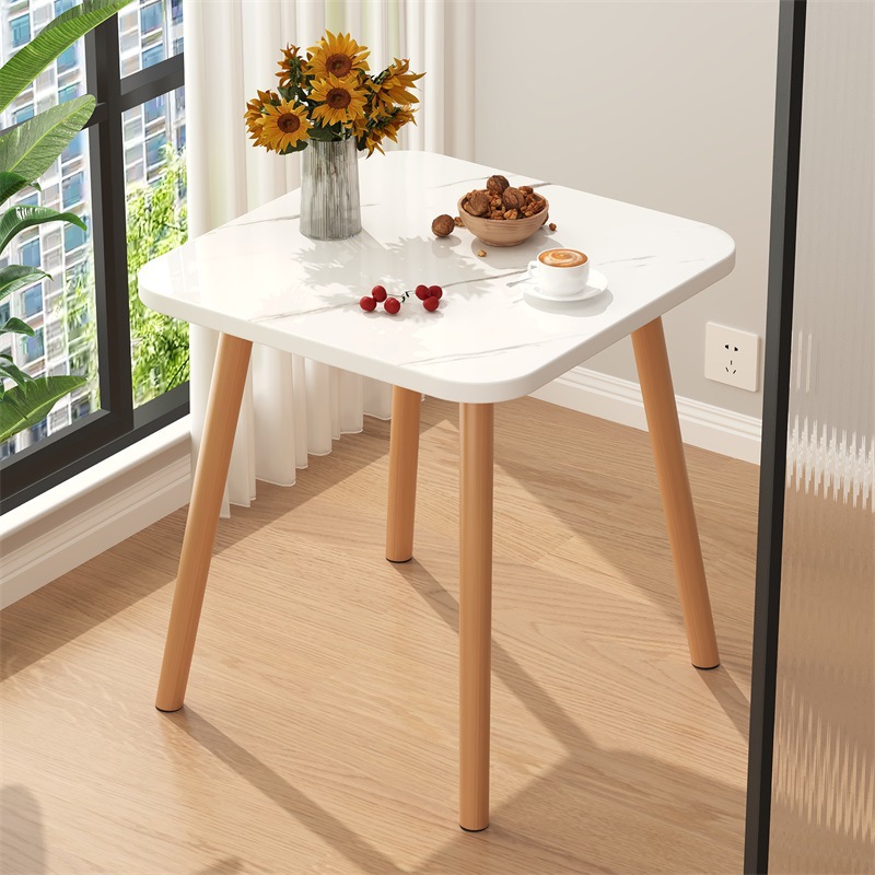 흰색 질감 [사각형 테이블 50*50 높이 70] 강화 버전