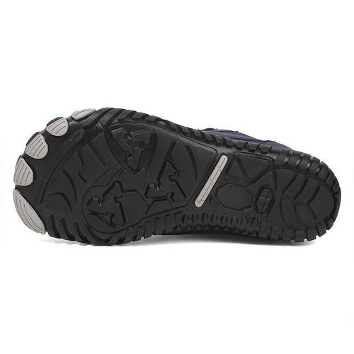 Hot-selling wide-headed snow boots for men and women in winter high-top barefoot shoes waterproof and cold-proof outdoor casual sports shoes
