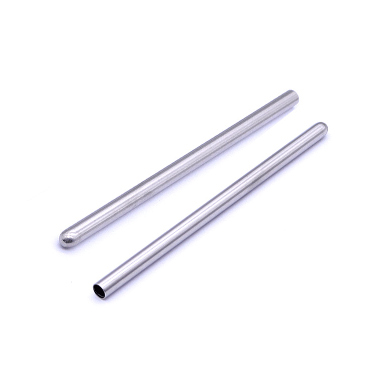 宏德大量生产不锈钢材质缩口封口配件，传感器外壳配件