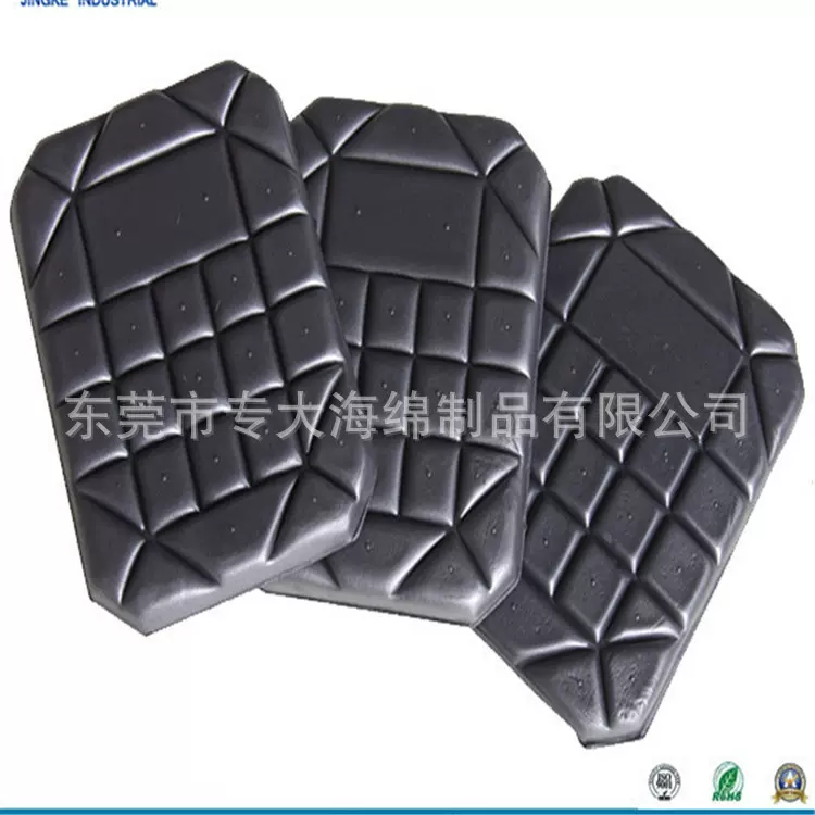 厂家供应内置吸震护肘护膝发泡 eva护甲护胸泡棉模压骑行护具配件