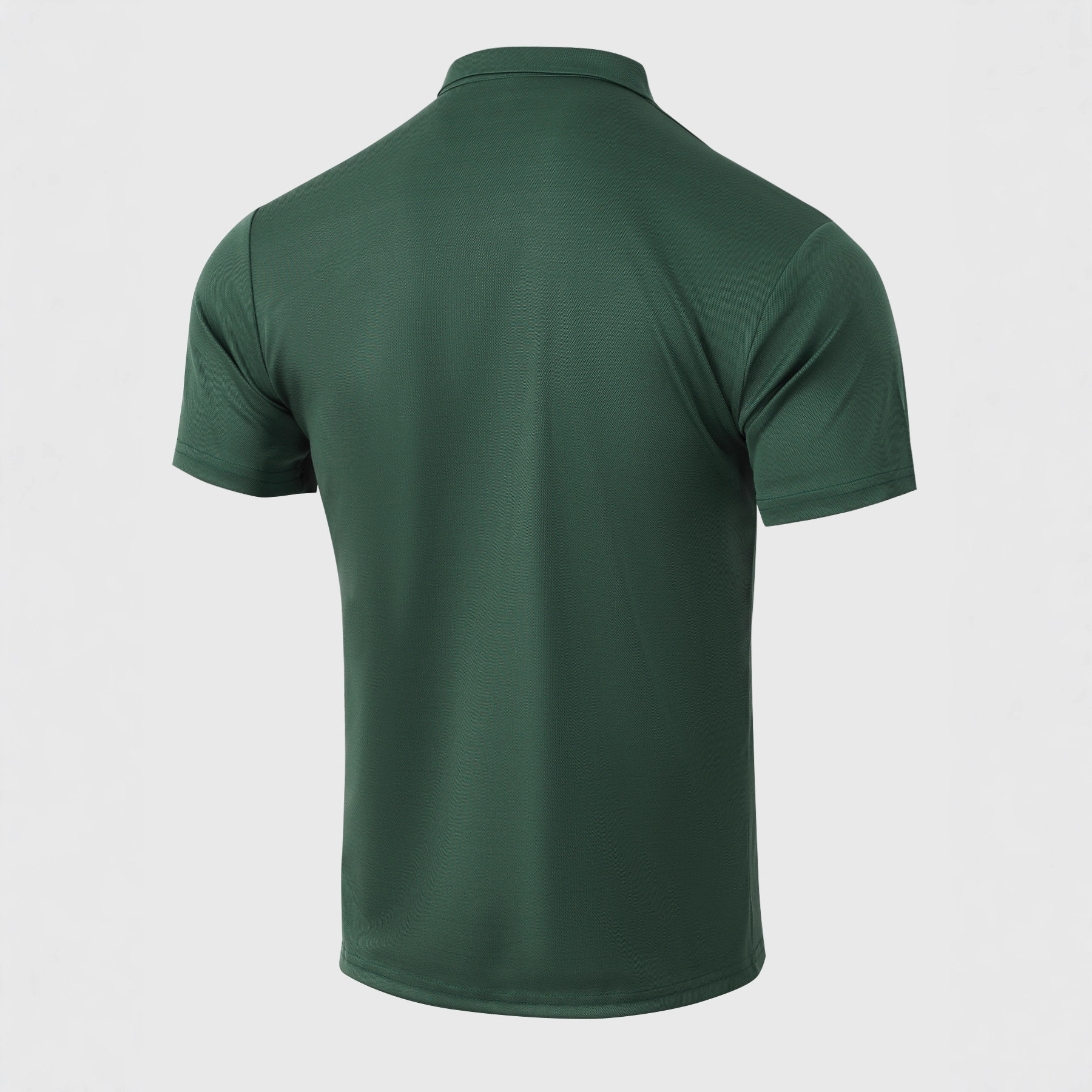 2026 Summer Solid Color Lapel Summer Men's Loose Short Sleeve Simple Casual Daily T-Shirt_voghion.com