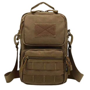 Cross-Border Men's Shoulder Crossbody Bag New Outdoor Camping Bag Travel Multi-Functional Chest Bag Military Fan Mountaineering Sports Bag