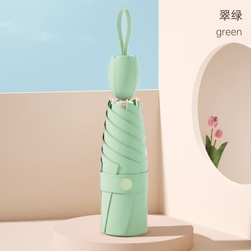 遮阳防晒防紫外线花朵轻巧方便携带遮阳伞迷你口袋便携晴雨两用伞|undefined