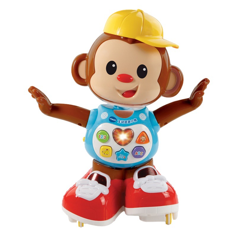 Vtech Interactive Chasing Monkey Infant Baby Crawling Toy Children's Robot Crawling Educational Toy