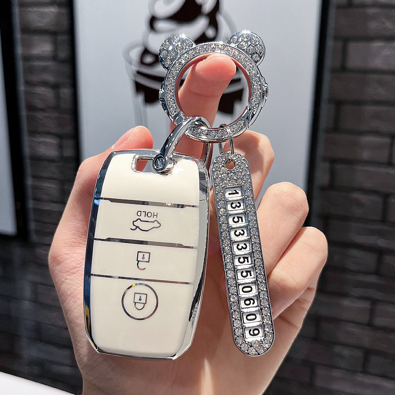 Aplicable a KIA K3 caso clave K5 coche K2 orgulloso correr kx3 Yi corriendo K4 hembra kx5 inteligente ejecución ACE hebilla KAIKU coche Shell