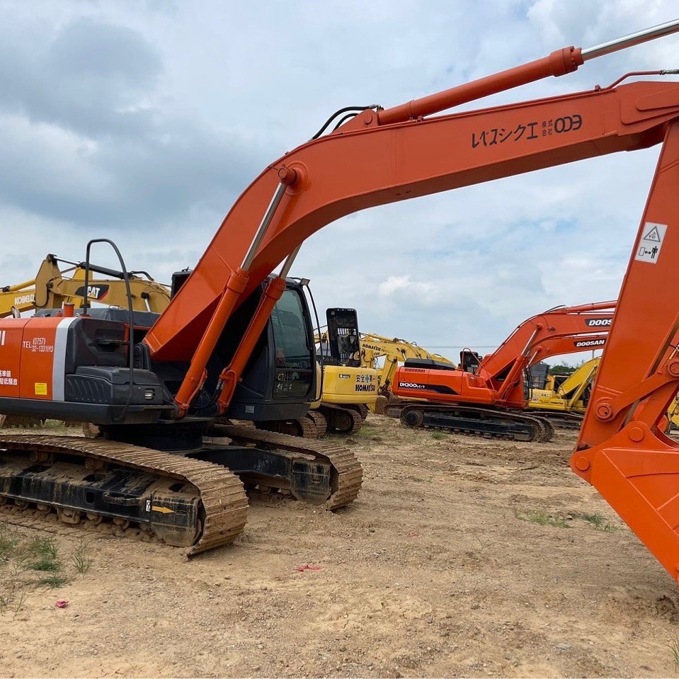 Exportaciones nacionales y extranjeras originales Hitachi 200 210 220 240 excavadoras de gran tamaño Shanghai línea especial de comercio exterior