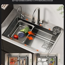 A8T�N��ϴ�����β�304���P�ˮ��̨��ϴ��ۼ��üӺ�ϴ�˳�ˮ��