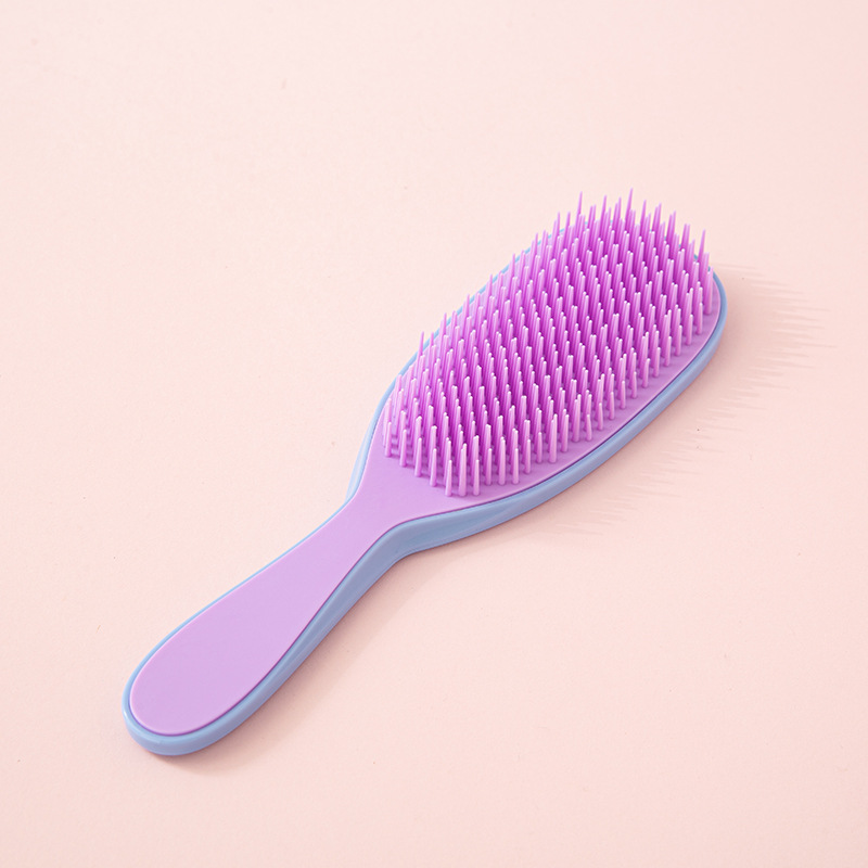 Mango largo costilla peine celebridad de Internet mismo estilo no anudado mullido masaje peine hogar costilla peine peluquería peine del pelo al por mayor