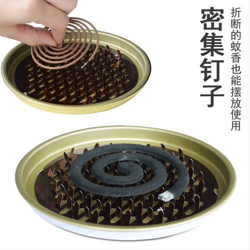 Mosquito-repellent incense tray is enlarged and thickened, fire-proof and anti-scalding mosquito-repellent incense rack, household mosquito repellent and fly tray holder, bathroom mosquito coil 1