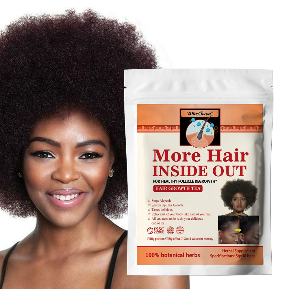 Чай для роста волос, экспортируемый за границу, в пакетиках, для восстановления волос, трансграничный чай