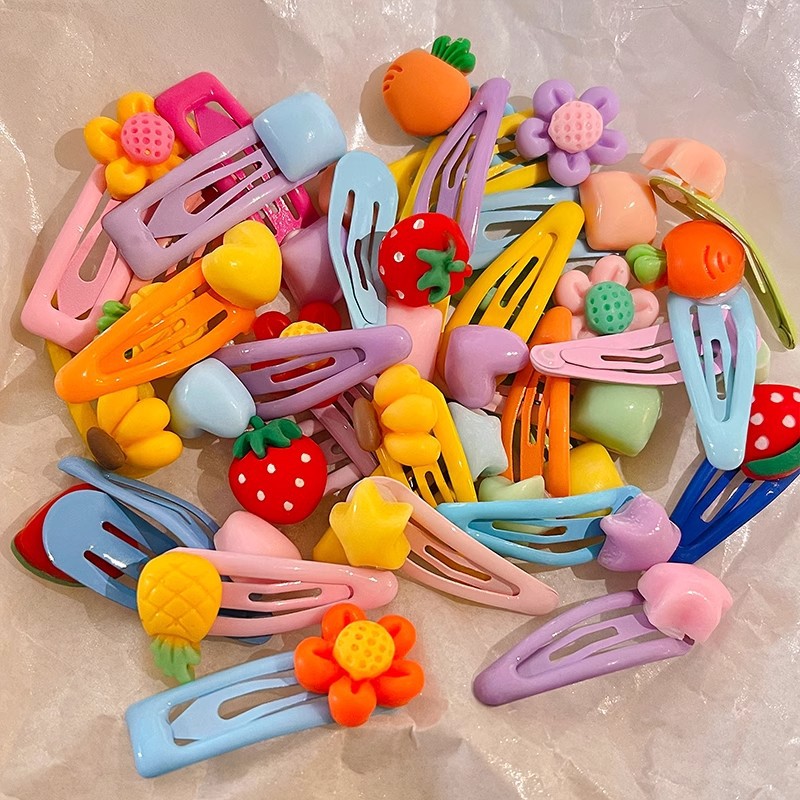 El volumen del cabello del bebé es pequeño, la flor pequeña bb clip horquilla linda mini flequillo femenino clip lateral no daña el cabello horquilla de bebé