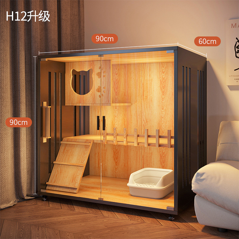 C12 방수 모델 90x60x90CM, 1.2cm 두께의 후면 패널 비교