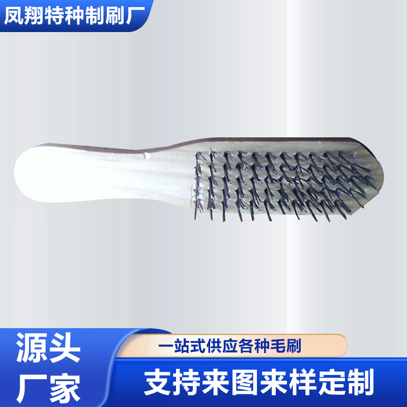 厂家生产批发销售木柄钢丝刷长柄铜丝刷镀铜钢丝刷产品多规格齐
